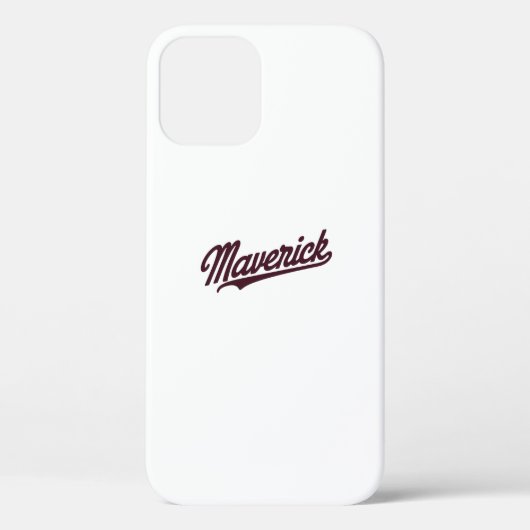 Maverick Typography Inspirerend Case-Mate iPhone Case (Achterkant)