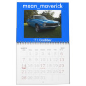 Mavericks and Comets 2009 kalender van blu (Mar 2027)