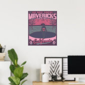 MAVERICKS CALIFORNIA - GROTE WAVE SURFING POSTER (Thuiskantoor)