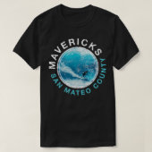 MAVERICKS Californië Big Wave Surfen T-shirt (Design voorkant)