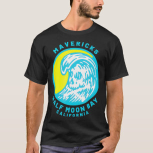 Mavericks Half Moon Bay Surfen T-shirt