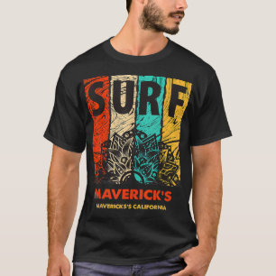 MAVERICKS Retro Surf Mandala Cadeau T-shirt