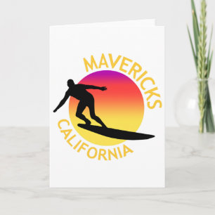 Mavericks surfen Californië Vakantie  Kaart