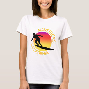 Mavericks surfen Californië Vakantie  T-shirt