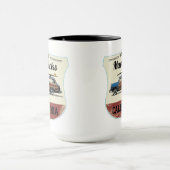  Mavericks Surfing Beach Woody Mug Mok (Midden)