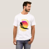 Mavericks Surfing California Vacation  T-shirt (Voorkant volledig)