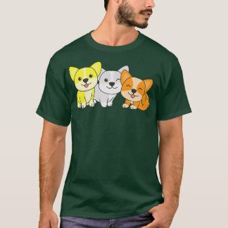 Maverique-vlag trots Lgbtq-honden Maverique Corgi8 T-shirt
