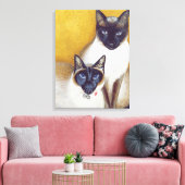 Mavis & Barnaby Canvas Afdruk (Insitu (Woonkamer))