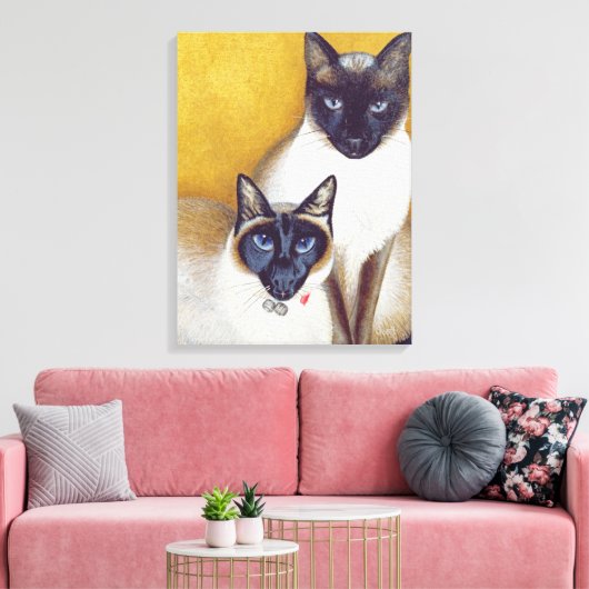 Mavis & Barnaby Canvas Afdruk (Insitu (Woonkamer))