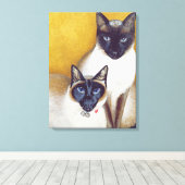Mavis & Barnaby Canvas Afdruk (Insitu (Houten vloer))