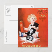  Mavis Talcum Powder Advertisement Briefkaart (Voorkant / Achterkant)