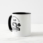 Mavrovo Nationaal Park Zwart Ontwerp Mok (Voorkant links)