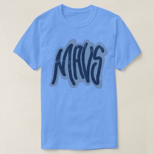 Mavs  stijl TShirt (Design voorkant)