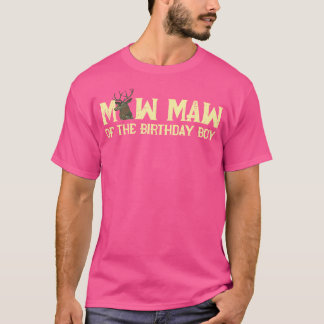 Maw Maw van de verjaardagsjongen hertenjager camou T-shirt