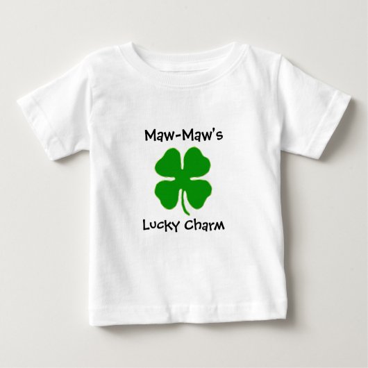 Maw-Maw's Lucky Charm T-Shirt voor Toddlers (Voorkant)
