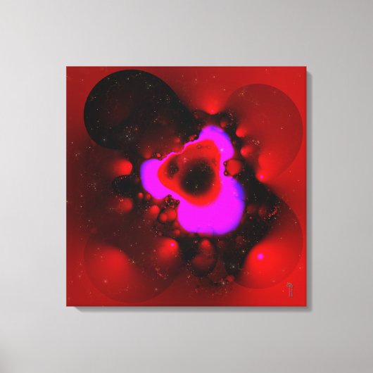 Maw of the Ualox Nebula Wrapped Canvas Afdruk (Voorkant)