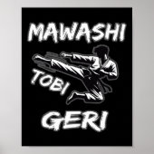Mawashi Tobi Geri Poster (Voorkant)