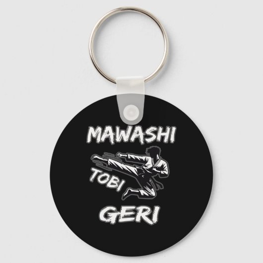 Mawashi Tobi Geri Sleutelhanger (Voorkant)