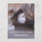 Mawikwe Zee Caves Ice and Snow, Apostle Islands Po Briefkaart (Voorkant)