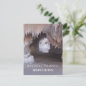 Mawikwe Zee Caves Ice and Snow, Apostle Islands Po Briefkaart (Staand voorkant)