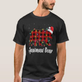 Mawmaw Bear Buffalo Red Plaid Matching Family Chri T-shirt (Voorkant)