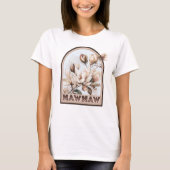 Mawmaw Bloemen Grootmoeder T-shirt (Voorkant)