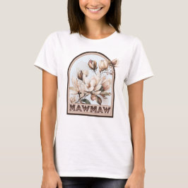 Mawmaw  Bloemen Grootmoeder T-shirt