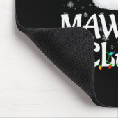 Mawmaw Claus Christmas Lights Santa Pajama Family Muismat (Hoek)