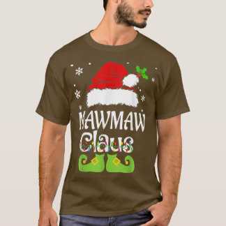 Mawmaw Claus , Familie Matching Mawmaw Claus Pajam T-shirt