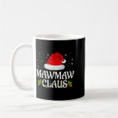 Mawmaw Claus Kerstlichten Sinterklaas Pyjama Famil Koffiemok (Links)