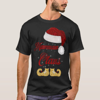 Mawmaw Claus Matching Familie Groep Kerstmis X-Mas T-shirt