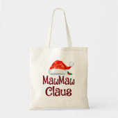 Mawmaw Claus T-shirt Kerstmis familie Pajama Tote Bag (Voorkant)