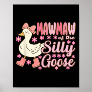 Mawmaw Gans Op Hol Funny Verjaardag Matching Poster