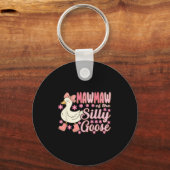 Mawmaw Goose On The Loose Funny Birthday Matching  Sleutelhanger (Voorkant)