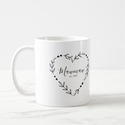 Mawmaw Jaar Opgericht  Koffiemok (Links)