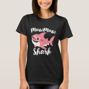 Mawmaw Shark Moederdag Grandma Funny Maw-maw T-shirt