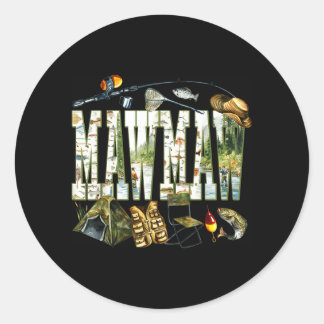 Mawmaw van de Big One vissen O-Fish-Ally 1e Ronde Sticker