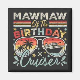 Mawmaw van het verjaardagscruiser vakantieplein magneet