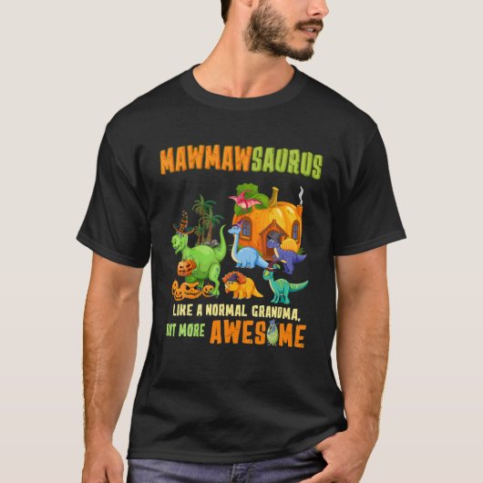 Mawmawsaurus T Rex Dinosaur Mawmaw Saurus Brawee T-shirt (Voorkant)