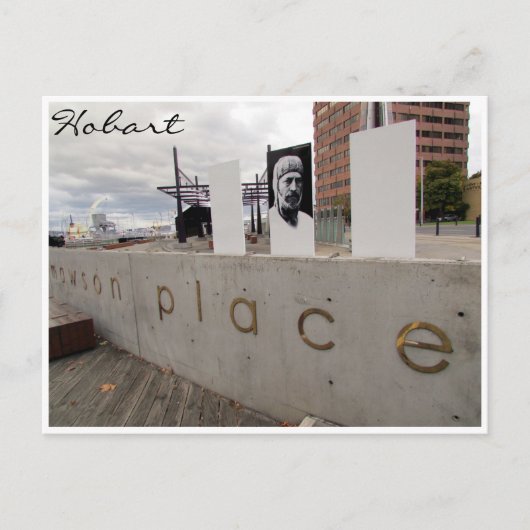 mawson place hobart briefkaart (Voorkant)