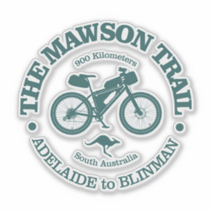 Mawson Trail (fietsen) Sticker