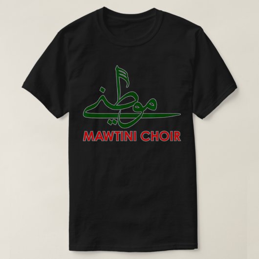 MAWTINI CHOIR T-SHIRT (Design voorkant)