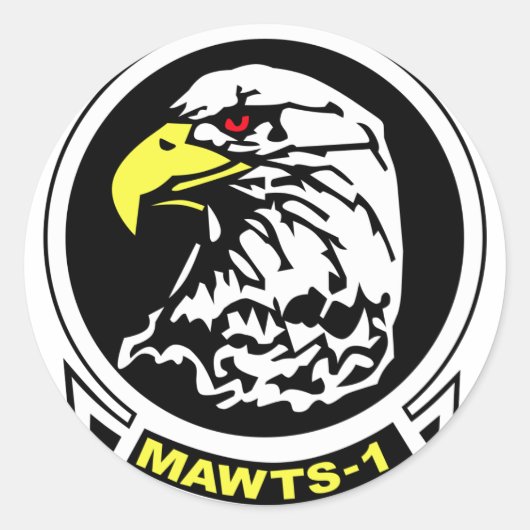 MAWTS-1 RONDE STICKER (Voorkant)