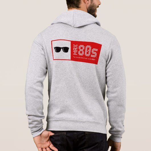 Max80s BEAT Hoodie (Achterkant)