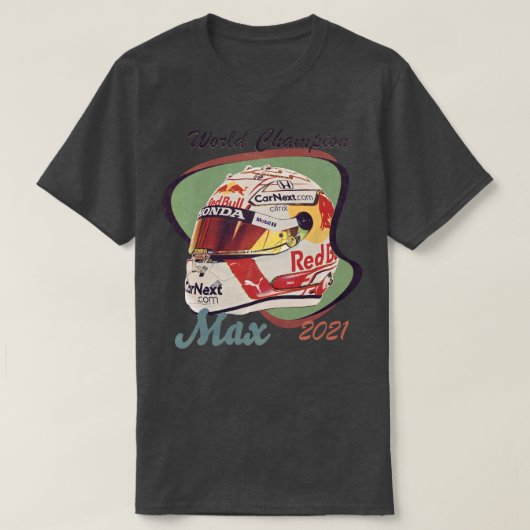 Max 2021 F1 Kampioen T-shirt (Design voorkant)