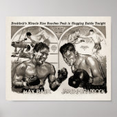 Max Baer vs James Braddock Poster (Voorkant)
