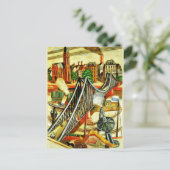 Max Beckmann - De IJzeren Brug, mooi kunstschilder Briefkaart (Staand voorkant)