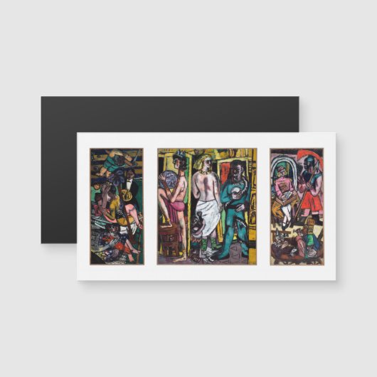 Max Beckmann - Die Akrobaten (Voorkant / Achterkant)