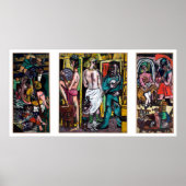 Max Beckmann - Die Akrobaten Poster (Voorkant)