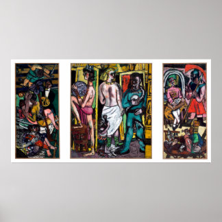 Max Beckmann - Die Akrobaten Poster